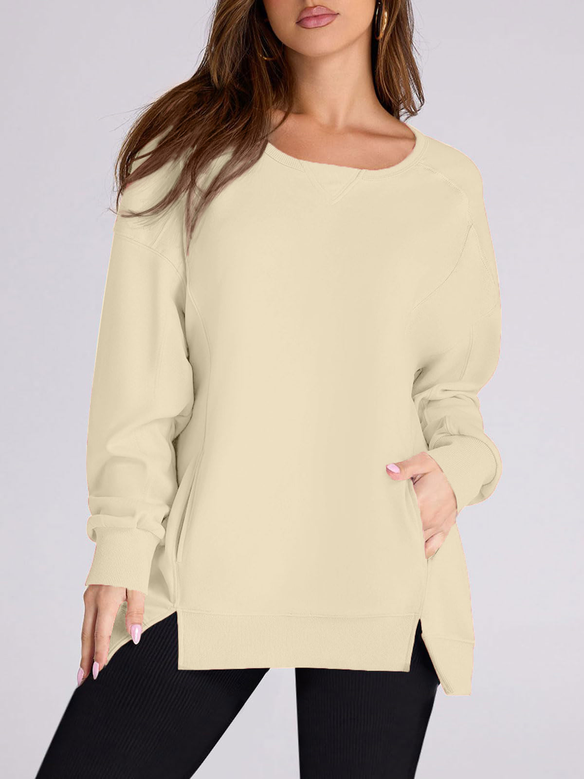 Women‘s Oversized Pullover with Pockets(Buy 2 Free Shipping)