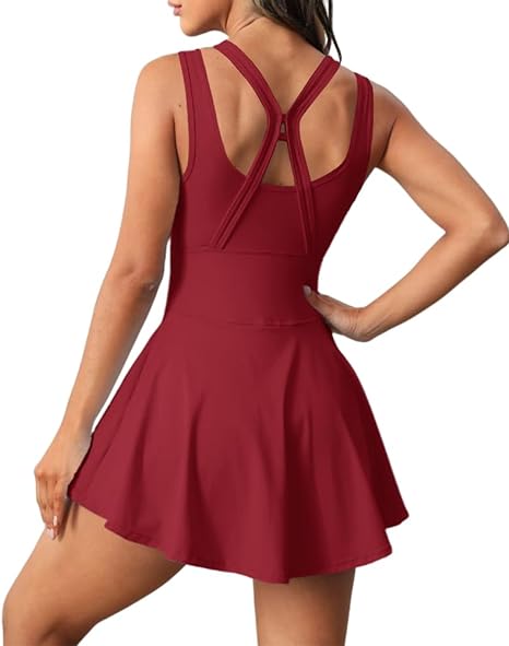 Womens Sleeveless 2-in-1 Active Dresses (BUY 2 FREE SHIPPING)