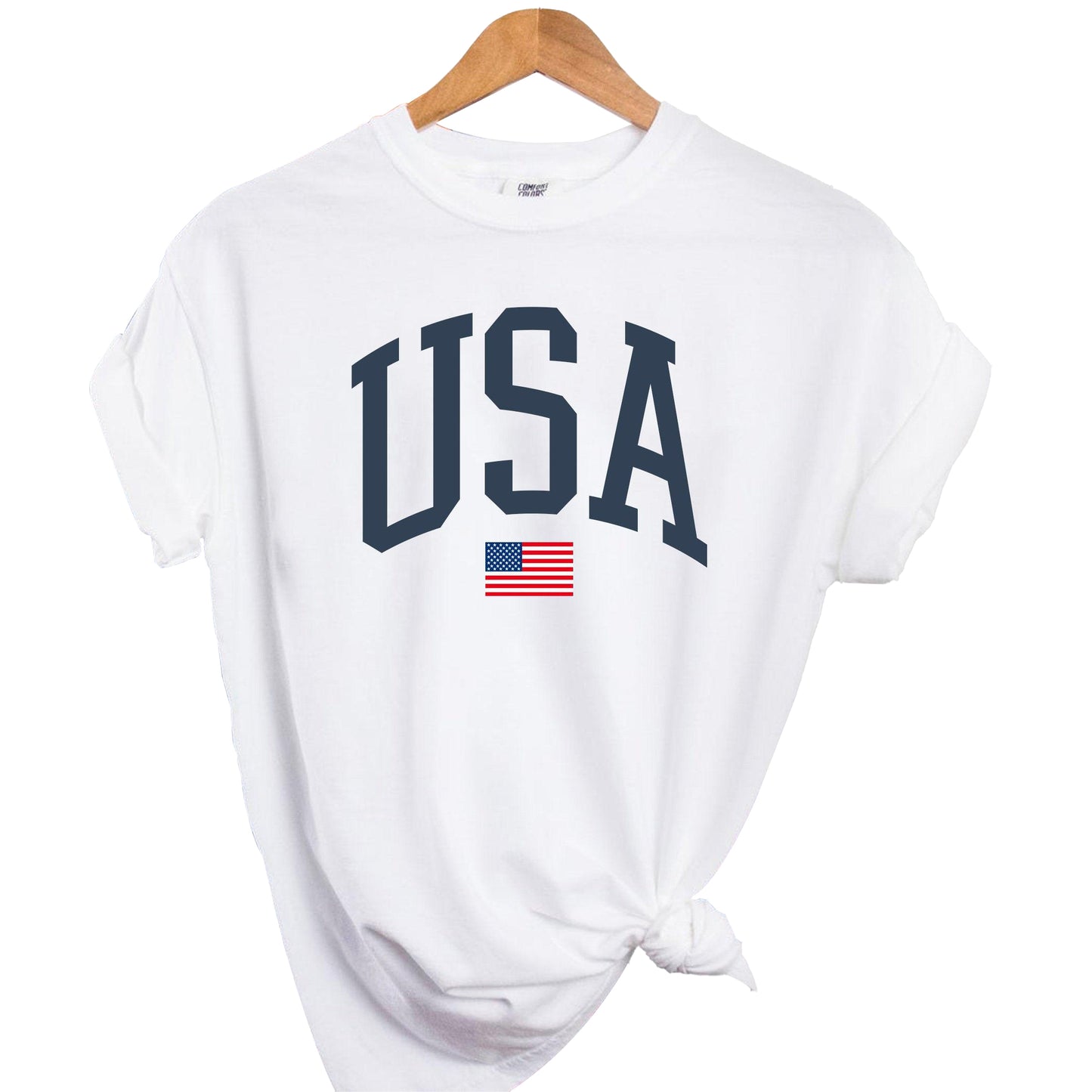 HOT SALE-USA 4th of July Flag Comfort Colors Tee(Buy 3 Free Shipping)