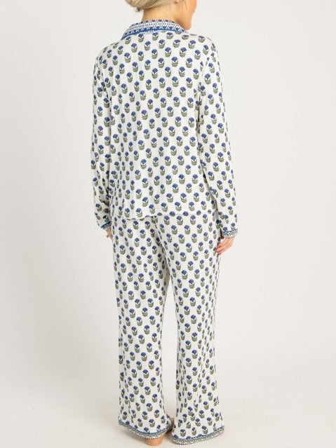 ⏰Hot Sale-Women's Floral Long Sleeve Pajama Set