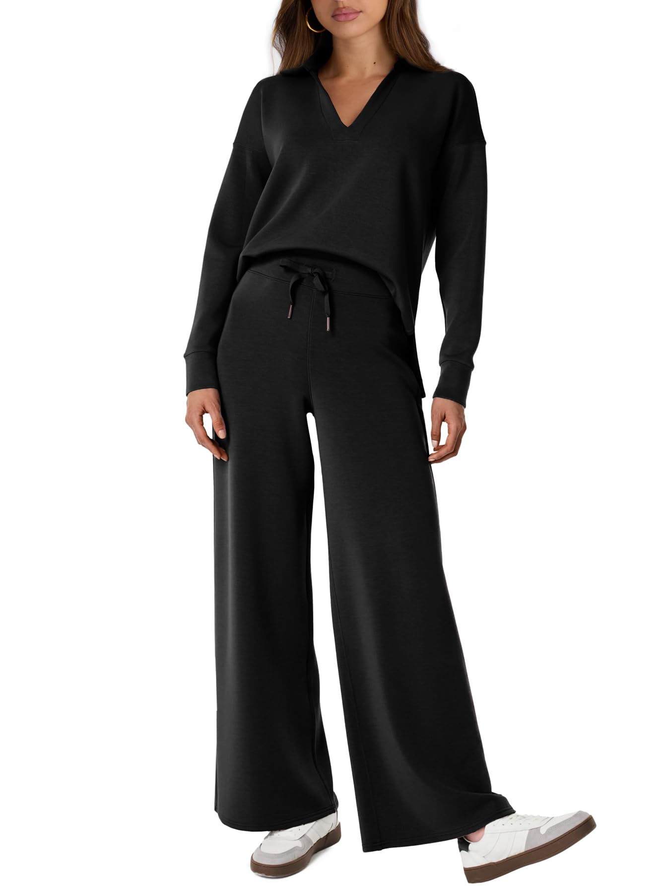 Women's 2 Piece Sets Outfits Casual Long Sleeve Sweatsuits Sets (Same as in the video)