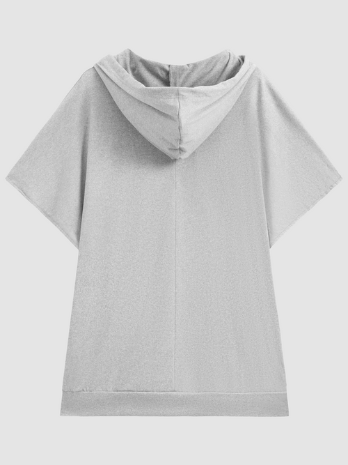 Women's  Basic Polyester Baggy Hoodie Top Fit Home & Outings