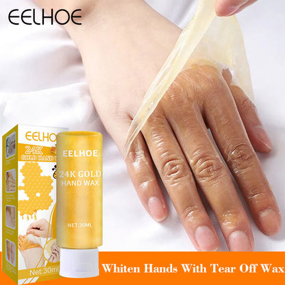 24K Gold Honey Peel Off Hand Wax