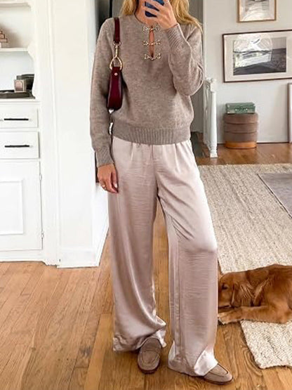 Women's Fall Lightweight Sweater Business Casual Tops