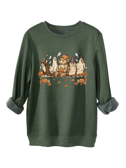 Vintage Halloween Animal Friends Sweatshirt