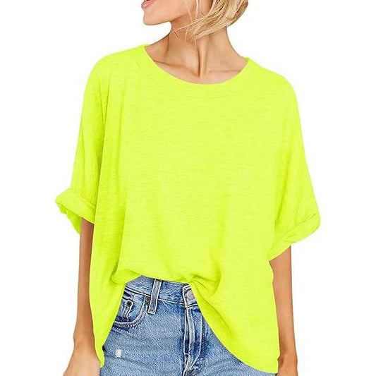 Women's Oversized Casual Short Sleeve T-Shirt
