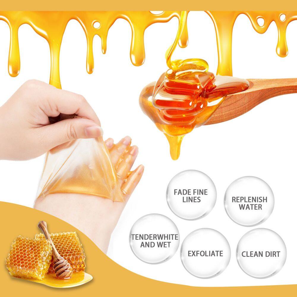24K Gold Honey Peel Off Hand Wax