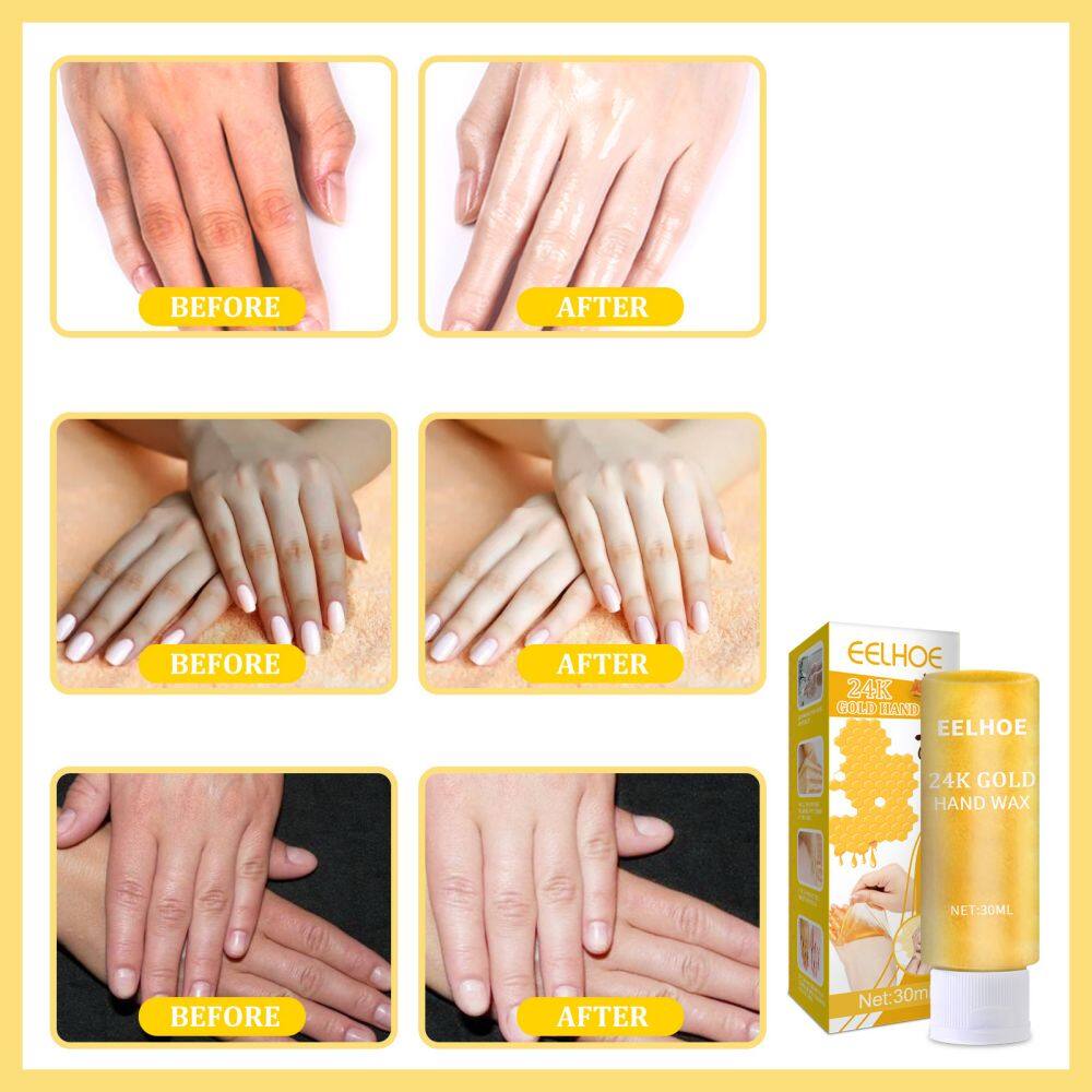 24K Gold Honey Peel Off Hand Wax