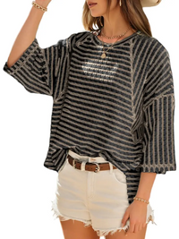 Dark Black Stripe