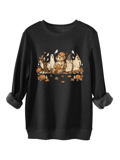 Vintage Halloween Animal Friends Sweatshirt