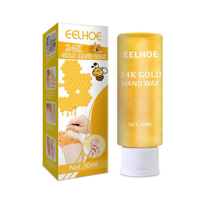 24K Gold Honey Peel Off Hand Wax