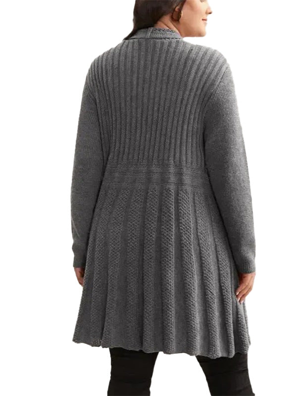 Fall Textured Layering Cardigan