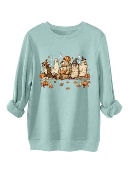 Vintage Halloween Animal Friends Sweatshirt
