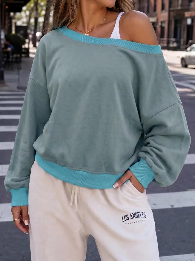 Women‘s Reversible Crewneck Sweatshirt