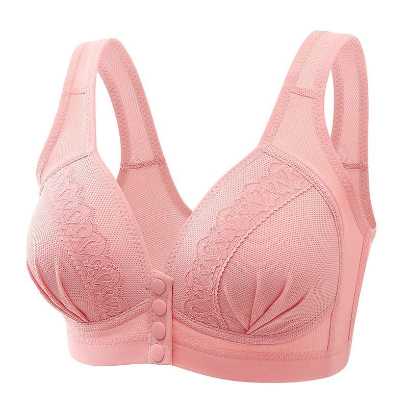 2023 Front Button Breathable Skin-Friendly Cotton Bra