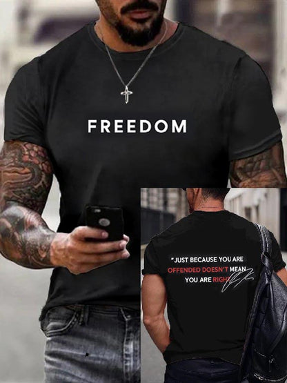 Charlie Kirk Quote Short Sleeve Unisex T-Shirt