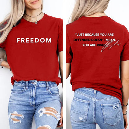 Charlie Kirk Quote Short Sleeve Unisex T-Shirt