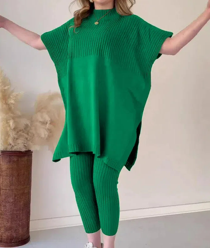 ⏰Clearance Sale 50% Knitted Two-piece Set(Buy 2 Free Shipping)