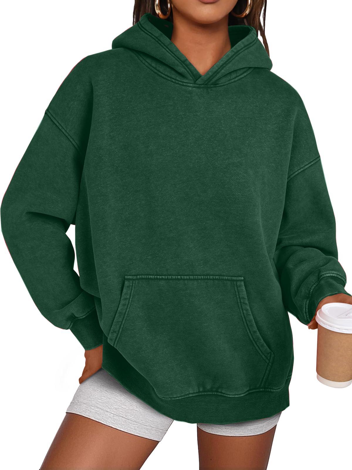 ✨Unisex Casual Oversized Acid Wash Tops Hoodie Pullover