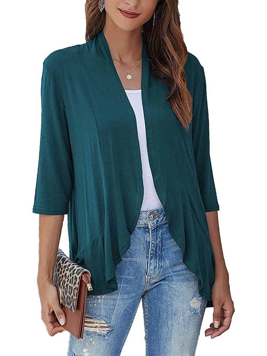HOT SALE Women's Casual Lightweight Open Front Cardigans