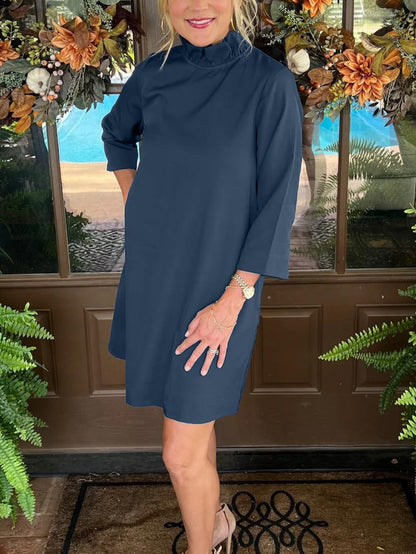 Back Neck Tie Mini Dress (Buy 2 Free Shipping)