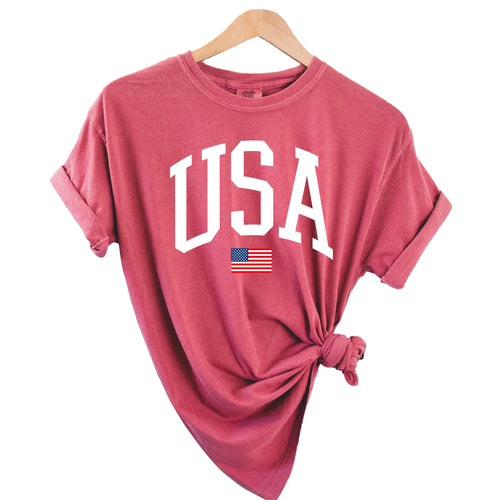 ✨USA 4th of July Flag Comfort Colors Tee(Buy 3 Free Shipping)