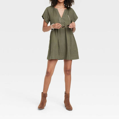New Women's Short Sleeve Dress