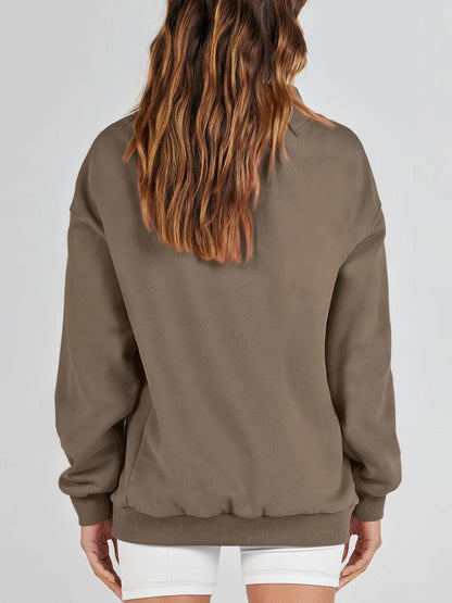 2026 Women's Half Turtleneck Fleece Casual Sweatshirt
