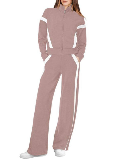 ✨Women Sweatsuit 2 Piece Outfits Sweatshirt Wide Leg Sweatpant Tracksuit