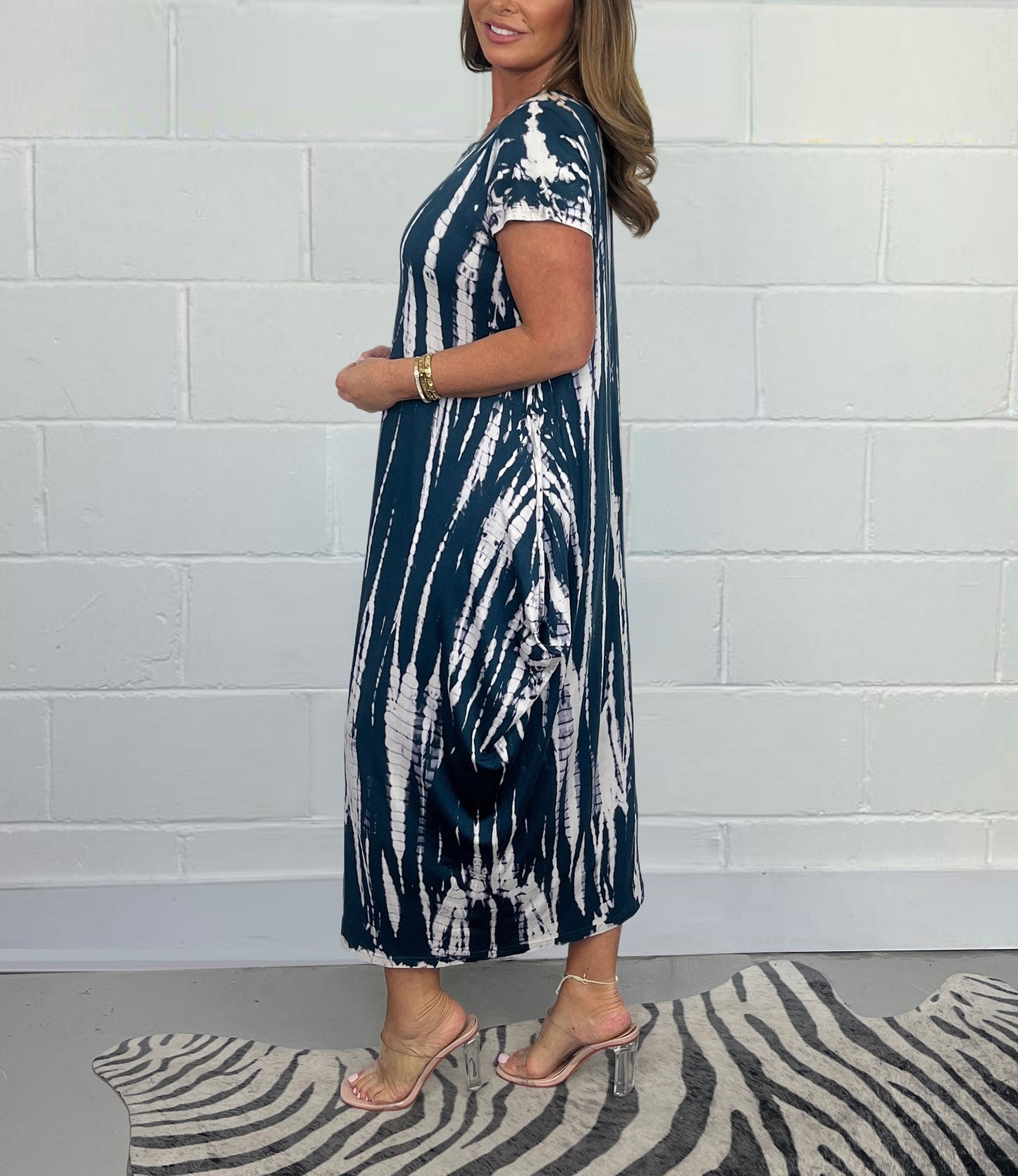 Loose Tye Dye T-Shirt Dress (Buy 2 Free Shipping)