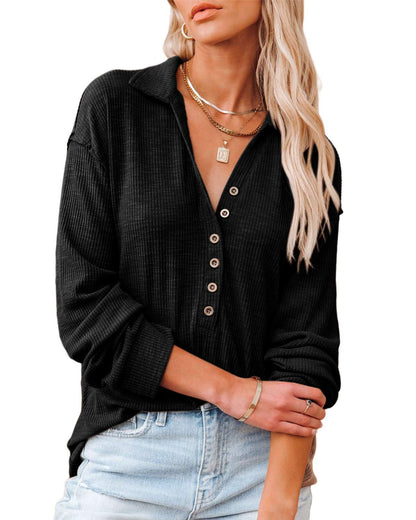 Women's  Casual Button Down Relaxed Fit Shirts