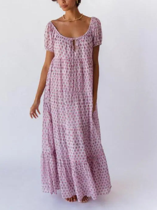 Floral Maxi Loose Summer Dress