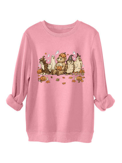 Vintage Halloween Animal Friends Sweatshirt