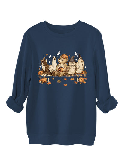 Vintage Halloween Animal Friends Sweatshirt