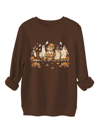 Vintage Halloween Animal Friends Sweatshirt