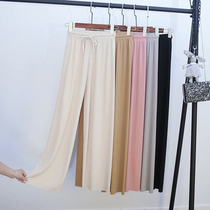 2023 Ladies Ice Silk Wide Leg Pants (Get 3 Pants For Only $39.98)