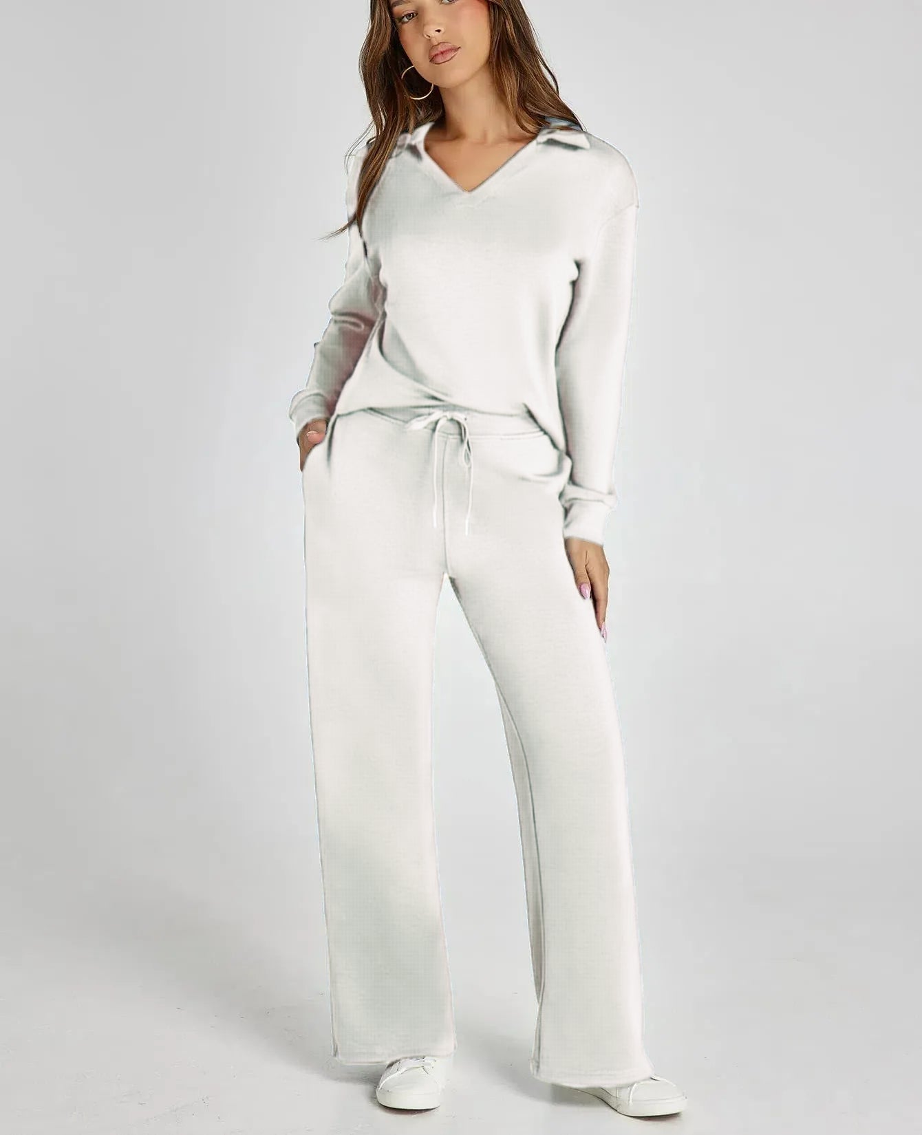 Women's 2 Piece Sets Outfits Casual Long Sleeve Sweatsuits  Sets (Same as in the video)