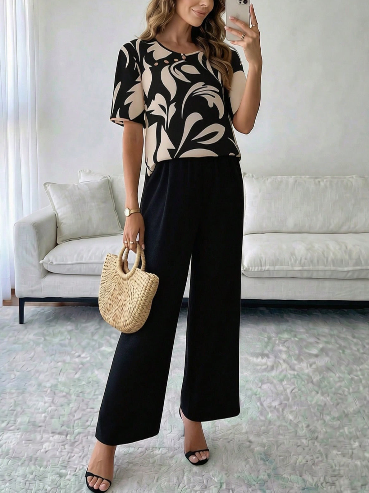 Elegant Two-Piece Set for Women (2 Color Options)