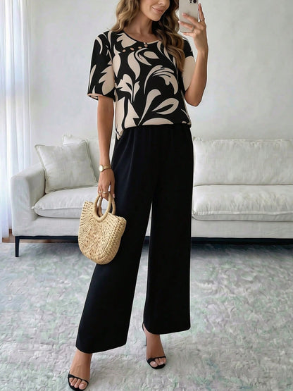 Elegant Two-Piece Set for Women (2 Color Options)