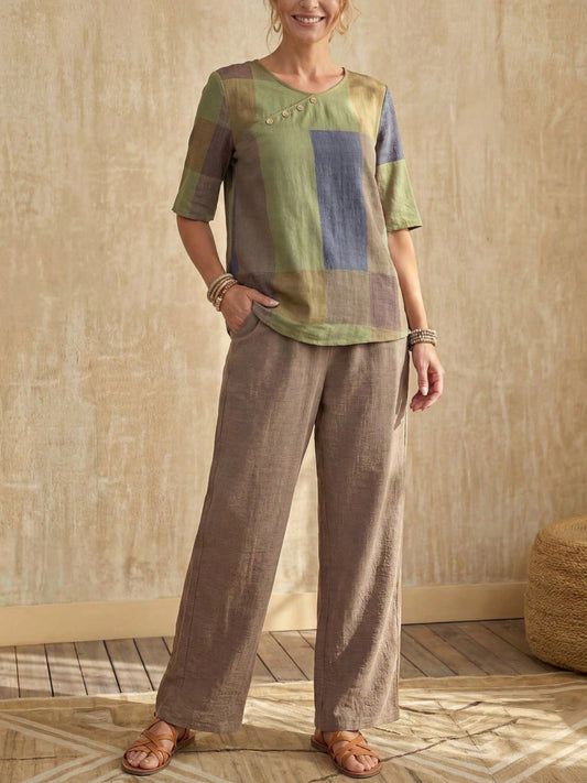 Elegant Two-Piece Set for Women (2 Color Options)