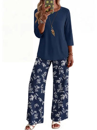 Navy Blue/White