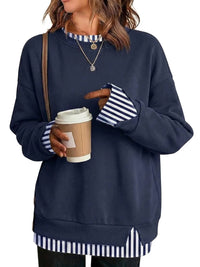 Navy Striped
