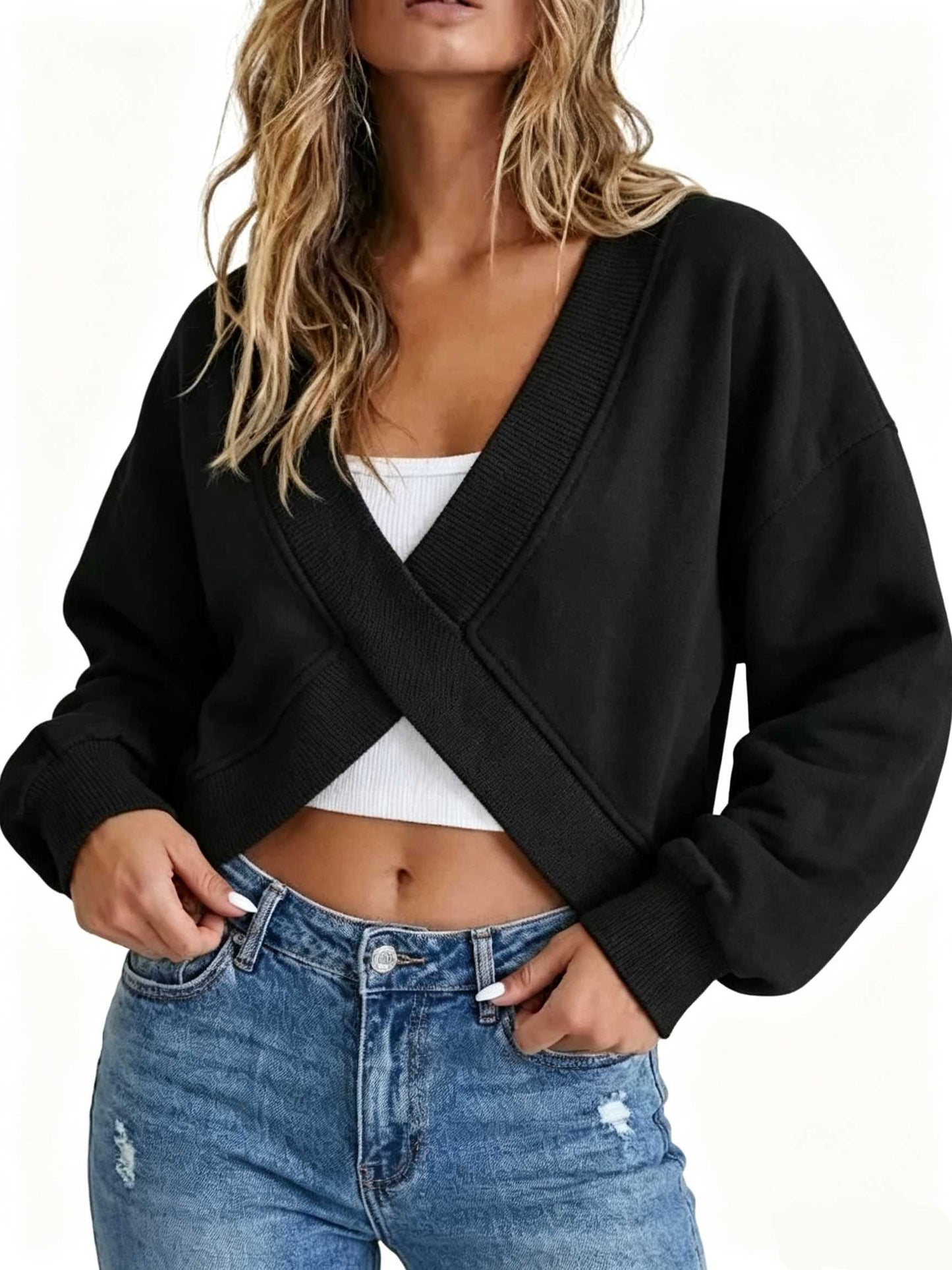 Women‘s Reversible Crewneck Sweatshirt