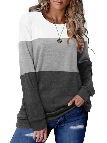 Women's Comfy Casual Loose-Fit Pocket Pullover T-Shirt