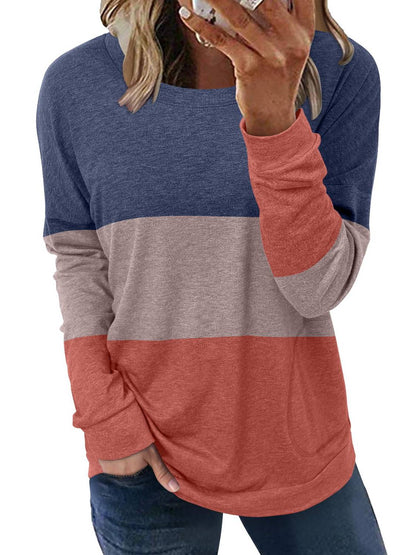 Women's Comfy Casual Loose-Fit Pocket Pullover T-Shirt