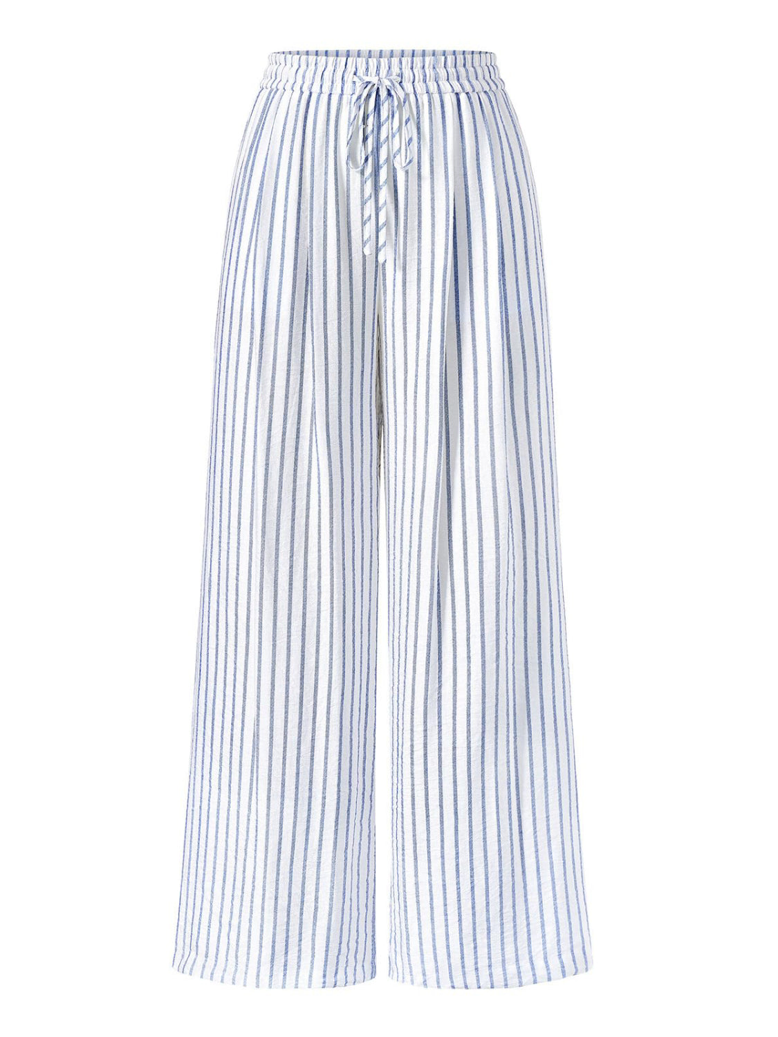 ✨Womens Stripe Lightweight Elastic Waist Lounge Wide Leg Pants