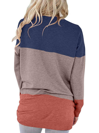 Women's Comfy Casual Loose-Fit Pocket Pullover T-Shirt