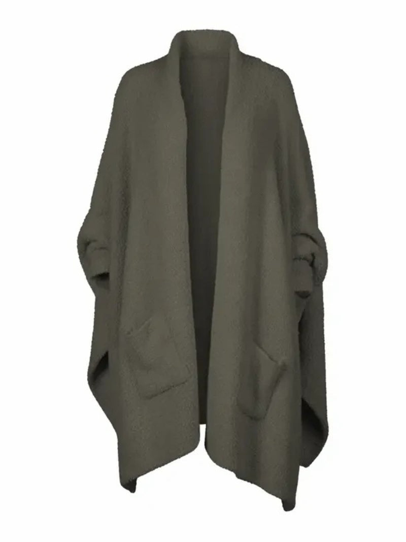 Women's Sherpa Wearable Blanket Poncho