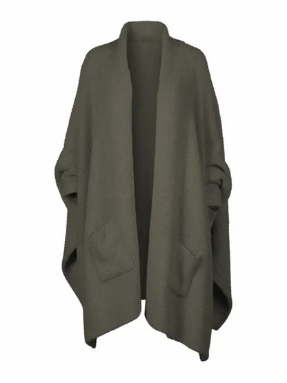 Women's Sherpa Wearable Blanket Poncho