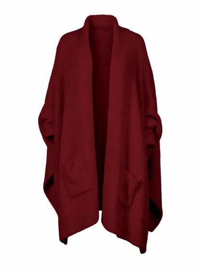 Women's Sherpa Wearable Blanket Poncho